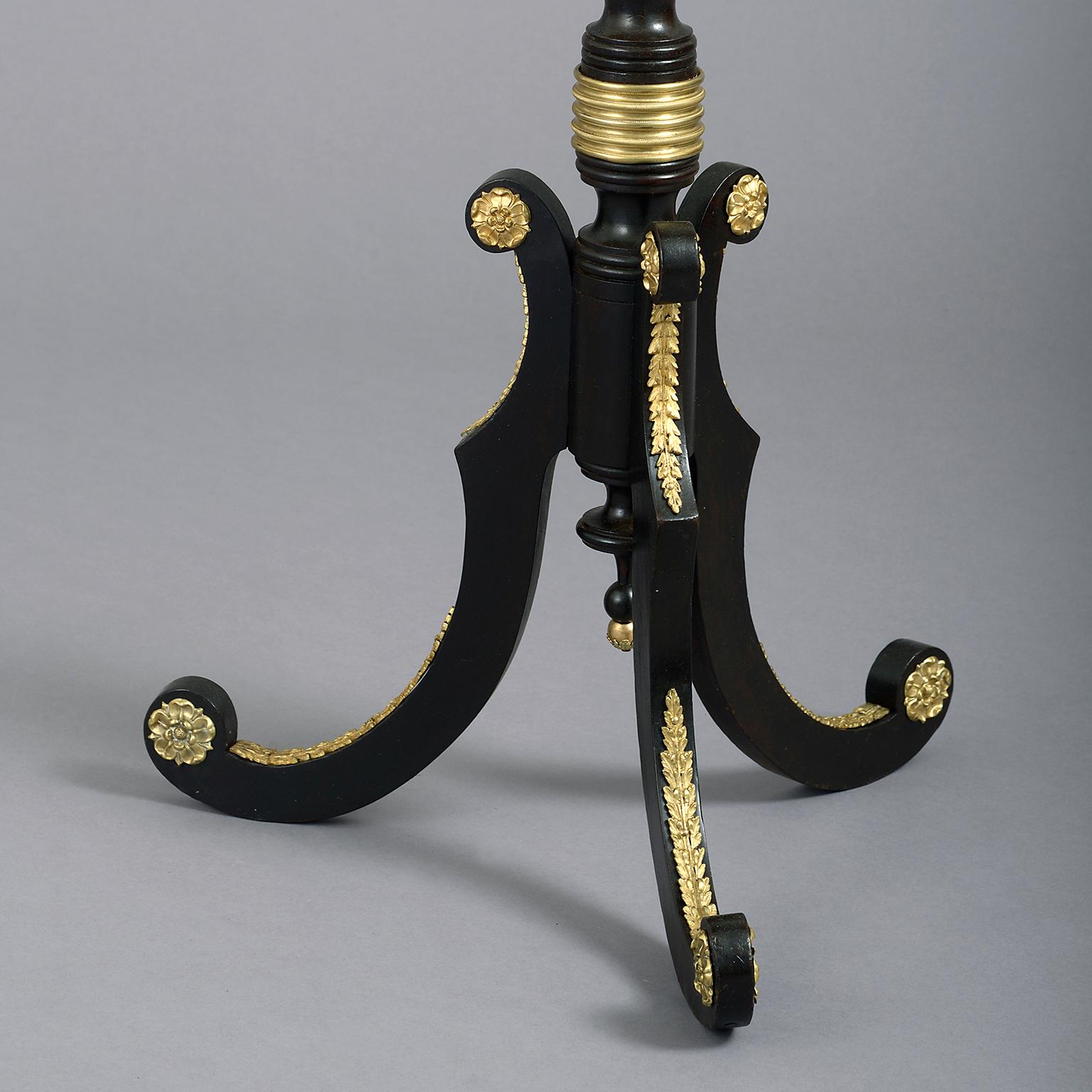 Bronze Early 19th Century Late George III Chinoiserie and Ormolu Metamorphic Table For Sale