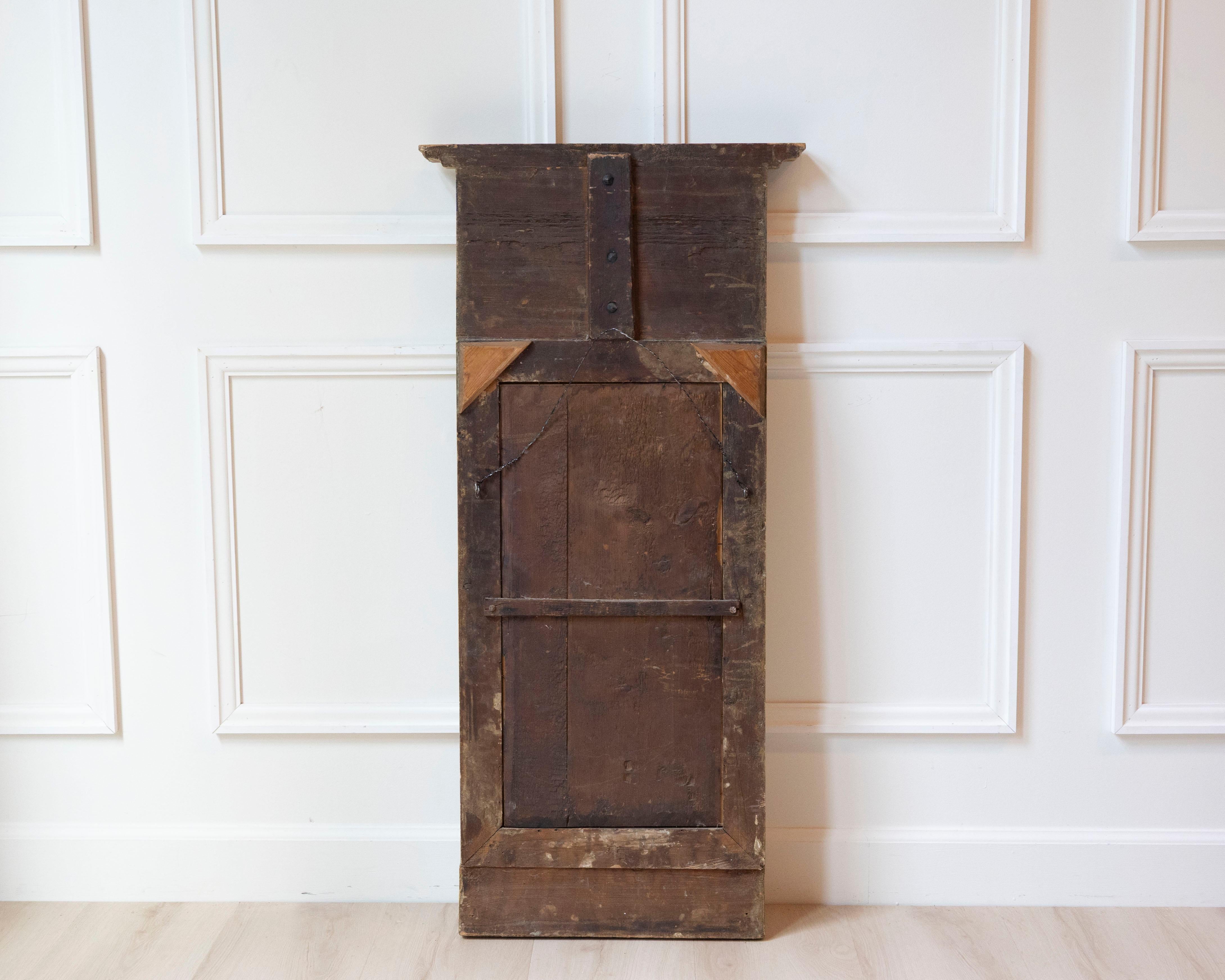 Début du XIXe siècle Miroir en bois doré de la fin de la période gustavienne, Stockholm en vente 5
