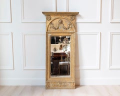 Early 19th Century Late Gustavian Giltwood Mirror, Stockholm