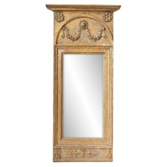 Early 19th Century Late Gustavian Giltwood Mirror, Stockholm