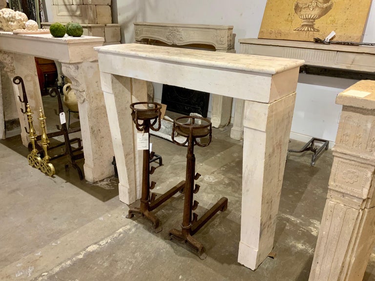 Early 19th Century Limestone Fireplace from Provence at 1stDibs