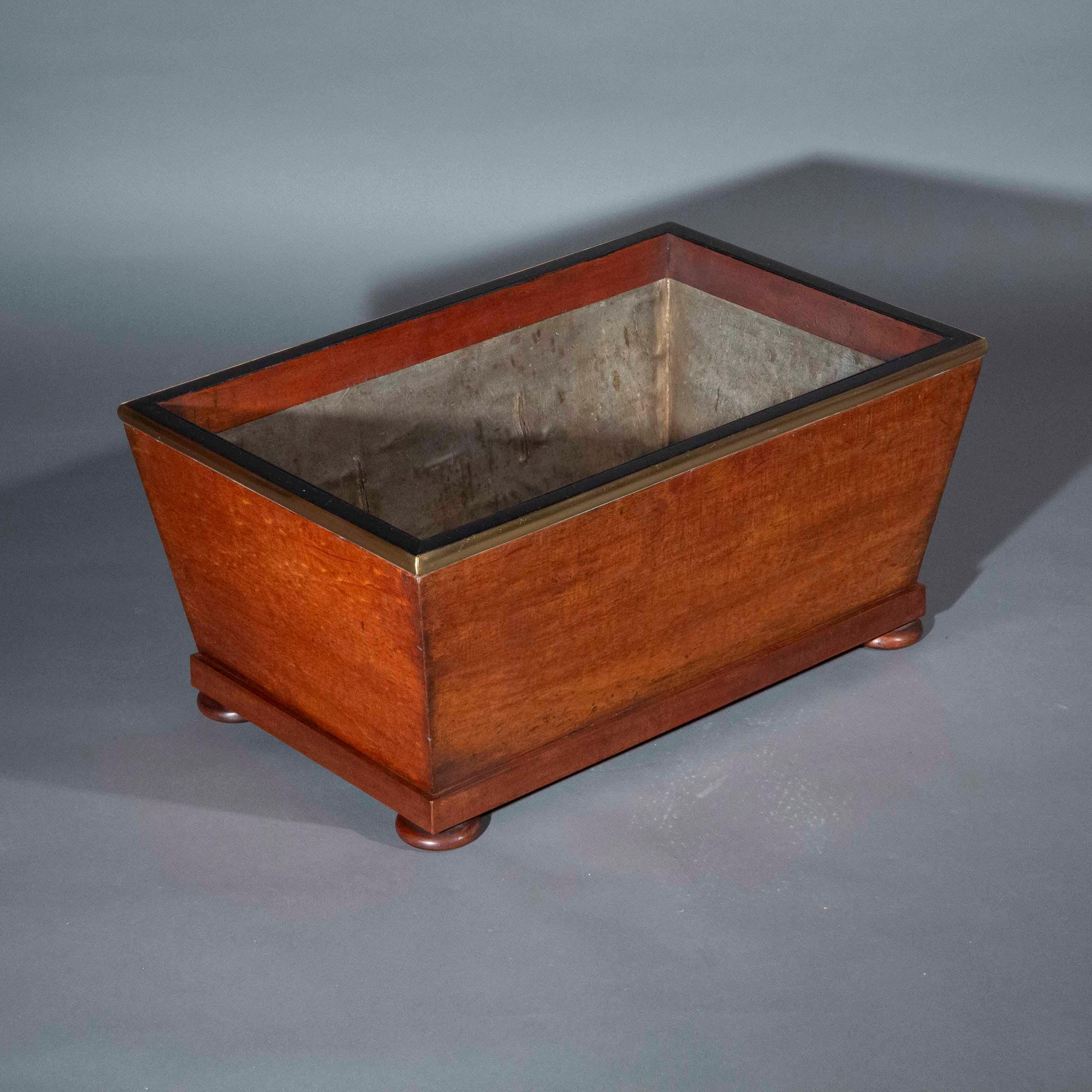 Regency Cestino per tronchi o Jardiniere dell'inizio del XIX secolo in vendita