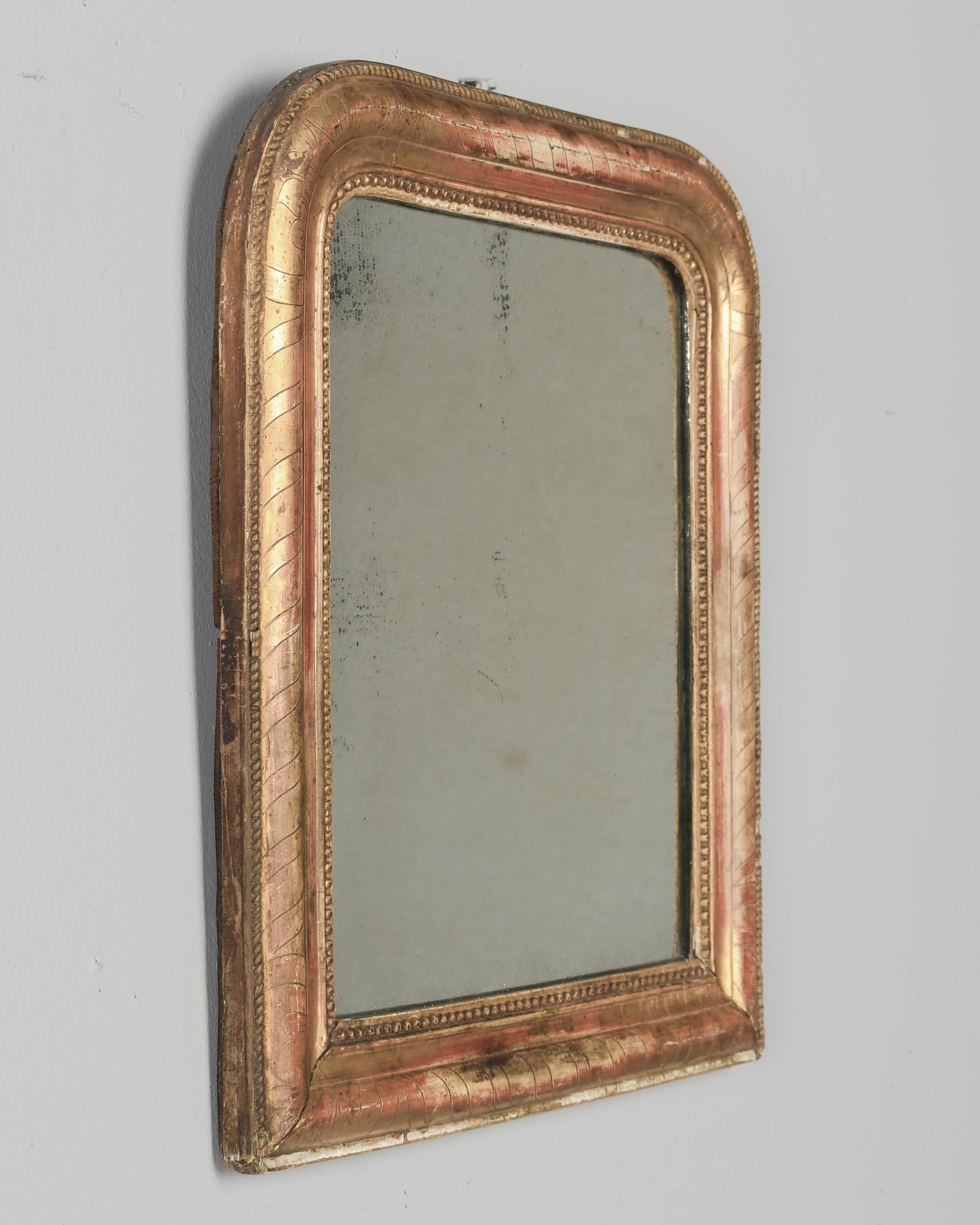 French Early 19th Century Louis Philippe Gilded Mirror 17