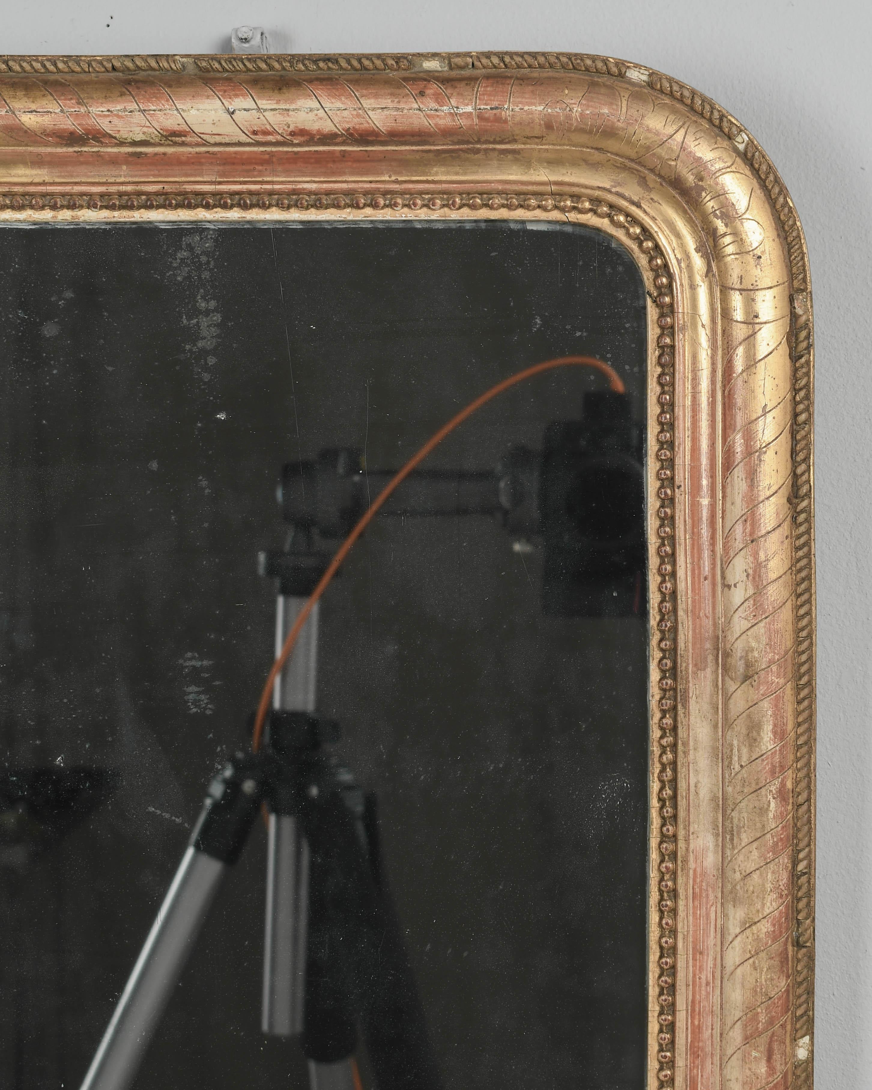 Early 19th Century Louis Philippe Gilded Mirror 17