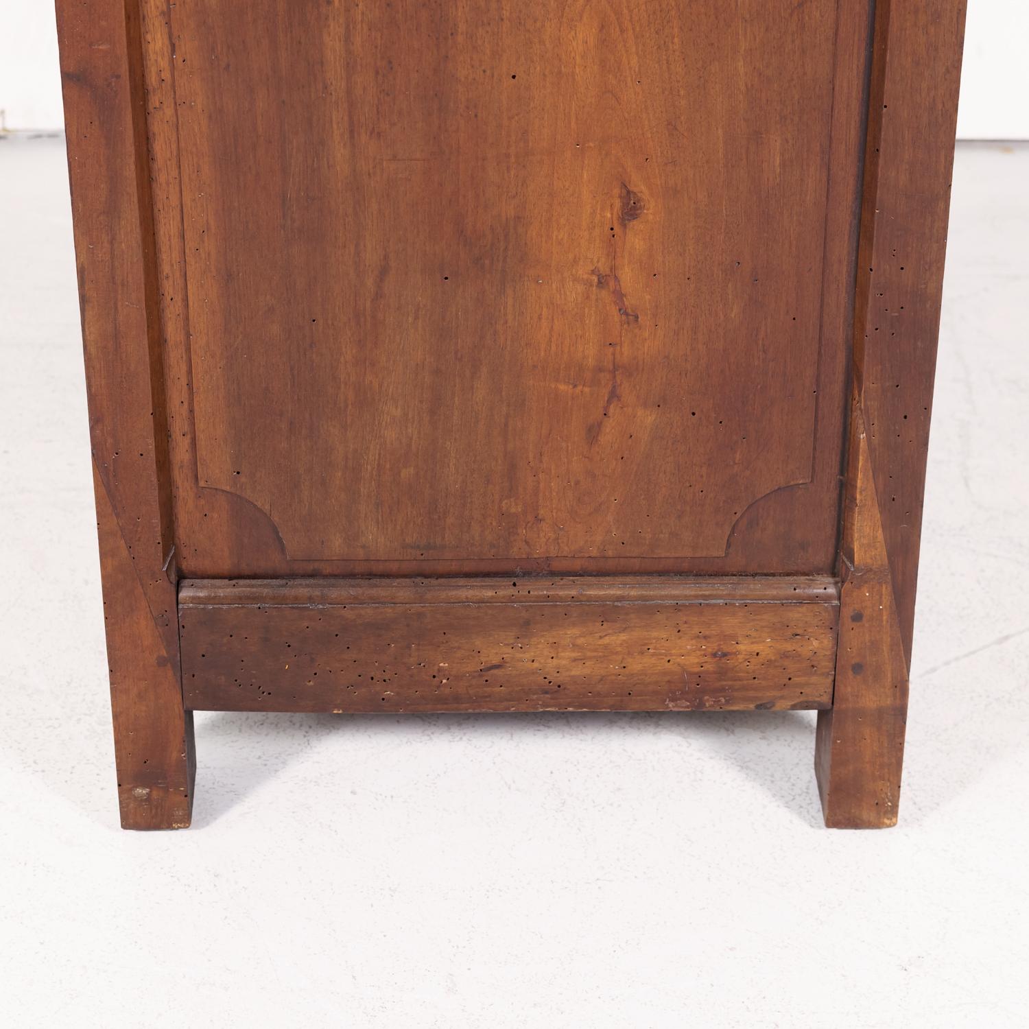 Early 19th Century Louis XIII Walnut Confiturier or Jam Cabinet from Normandy 12