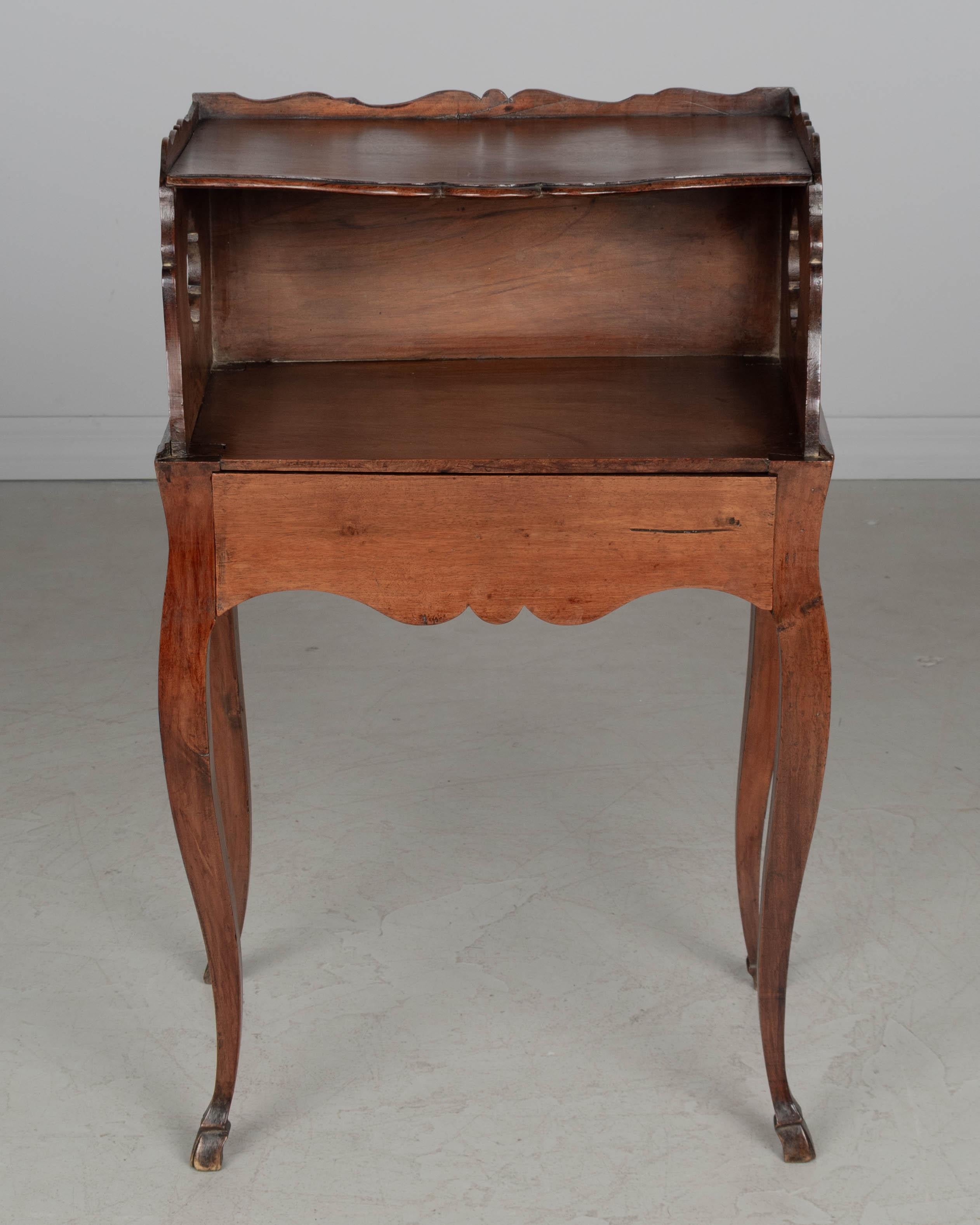 Hand-Crafted Early 19th Century Louis XV Chevet or Bed Side Table For Sale