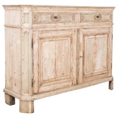 Antique Early 19th Century Louis XV Oak and Fruitwood Buffet