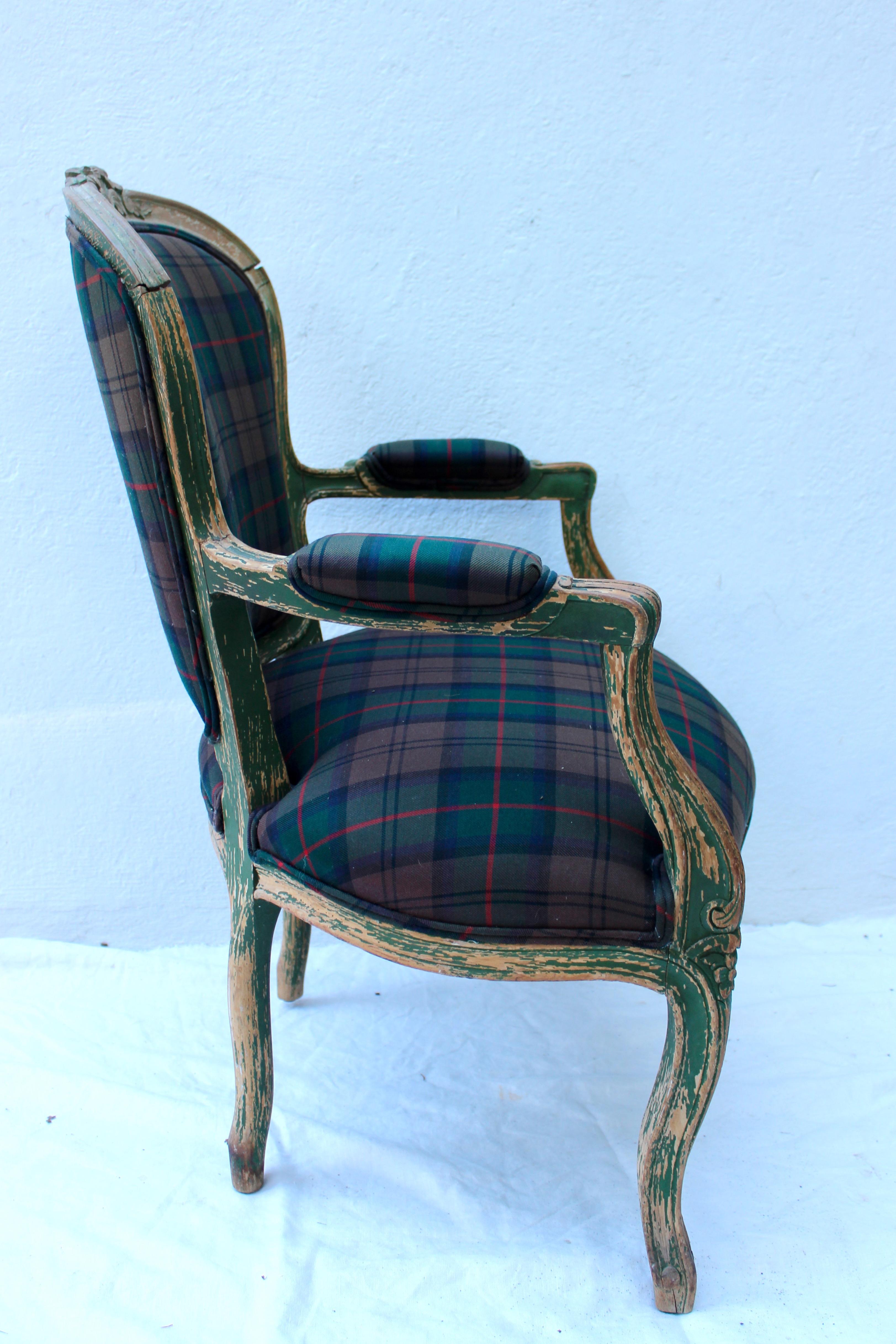 Early 19th Century Louis XV Style Fauteuil 5