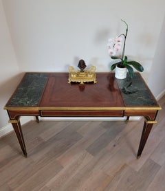 Early 19th Century Louis XVI Style Gentleman's Bureau Dressing Table Vanity Desk