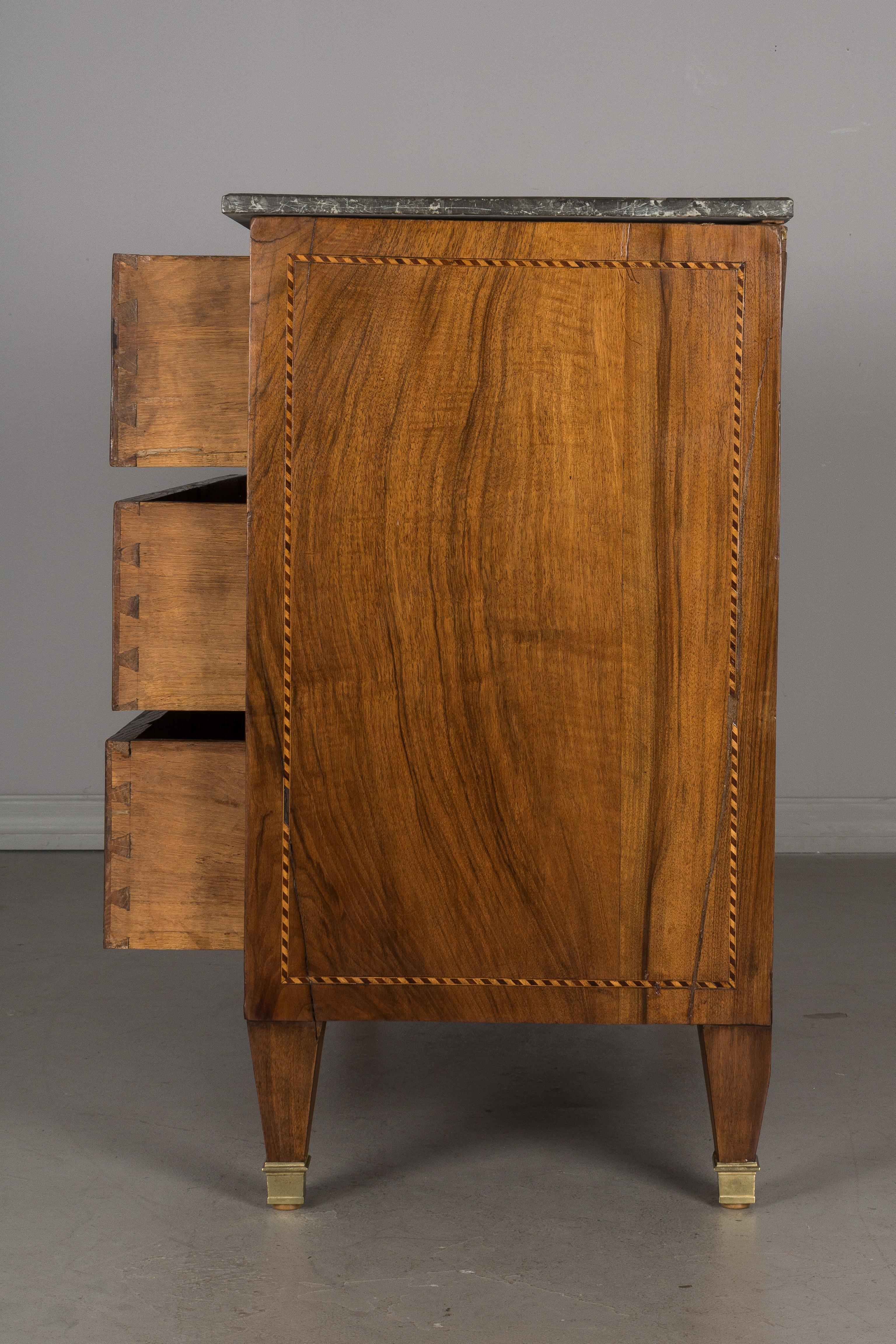 Early 19th Century Louis XVI Style Marquetry Commode 2