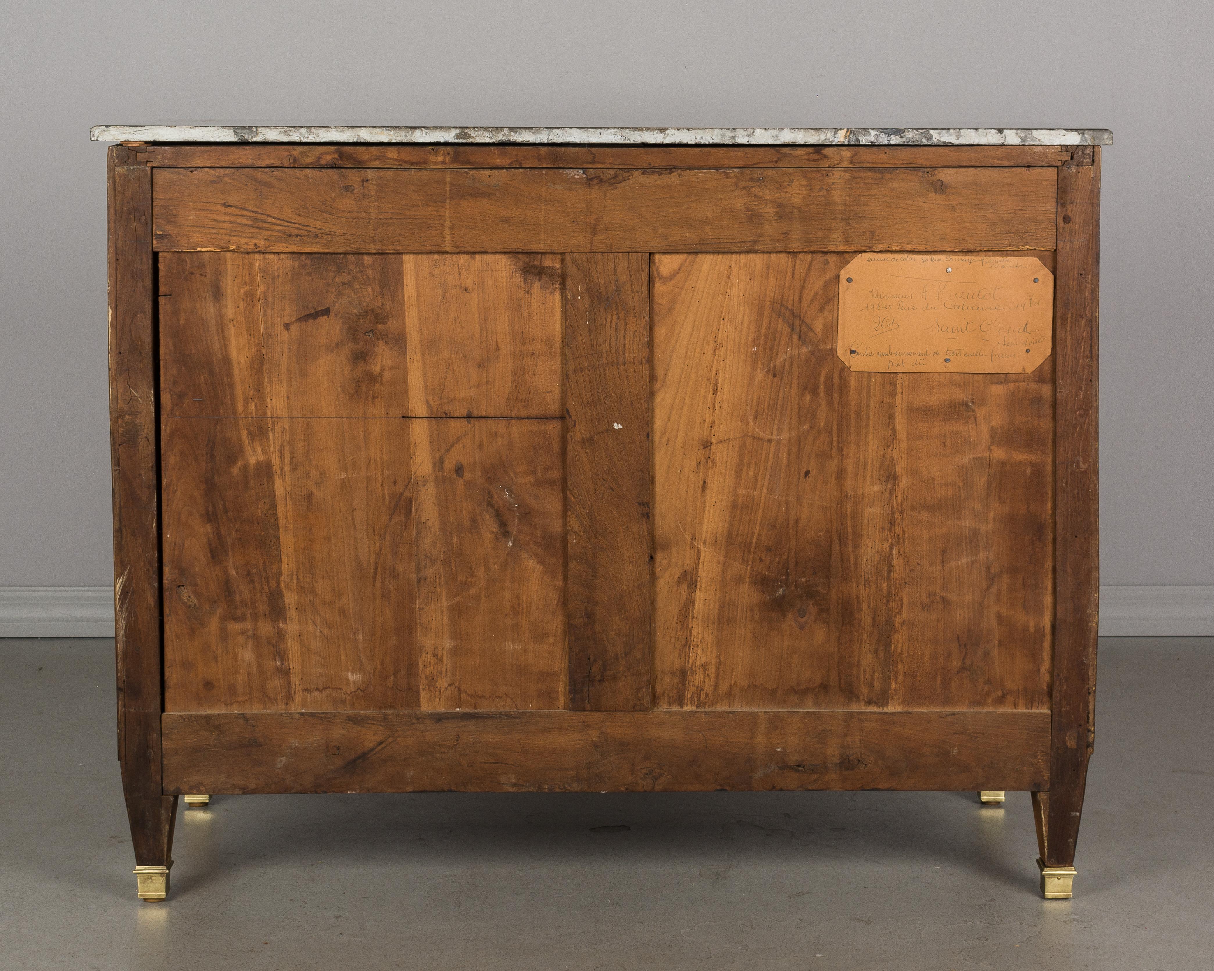 Early 19th Century Louis XVI Style Marquetry Commode 3