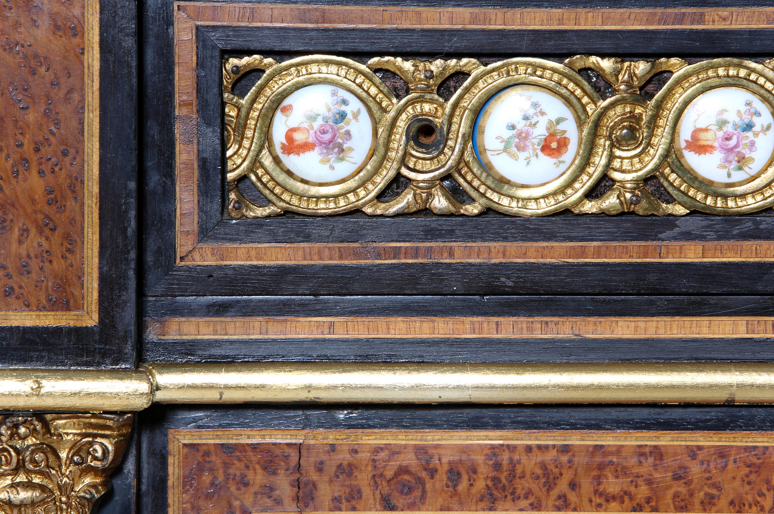 Ebonized Early 19th Century Louis XVI Style Sideboard / Cabinet For Sale
