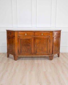 Early 19th Century Louis XVI Style Sideboard In Cherry Wood