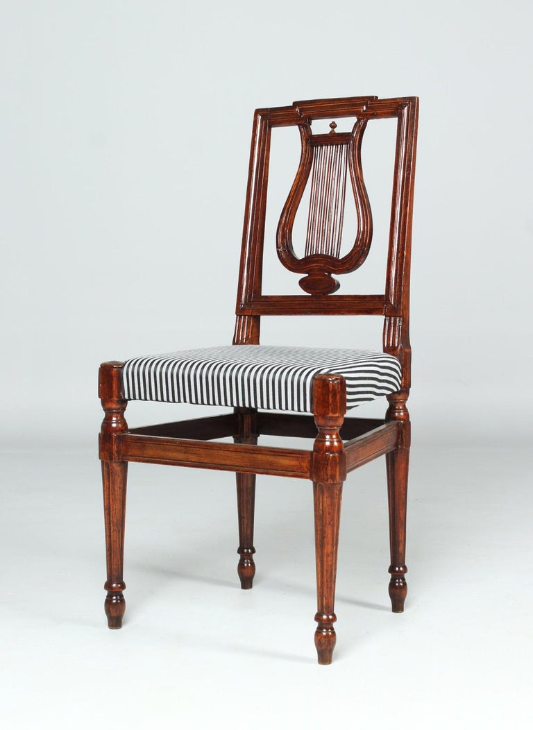 Early 19th Century Lyre Chair For Sale at 1stDibs