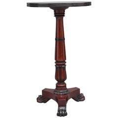 Early 19th Century Mahogany and Ebony Wine Table Antique Early 19th Century Mahogany and Ebony Wine Table