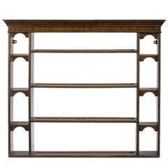 Early 19th Century Mahogany and Oak Delft Rack