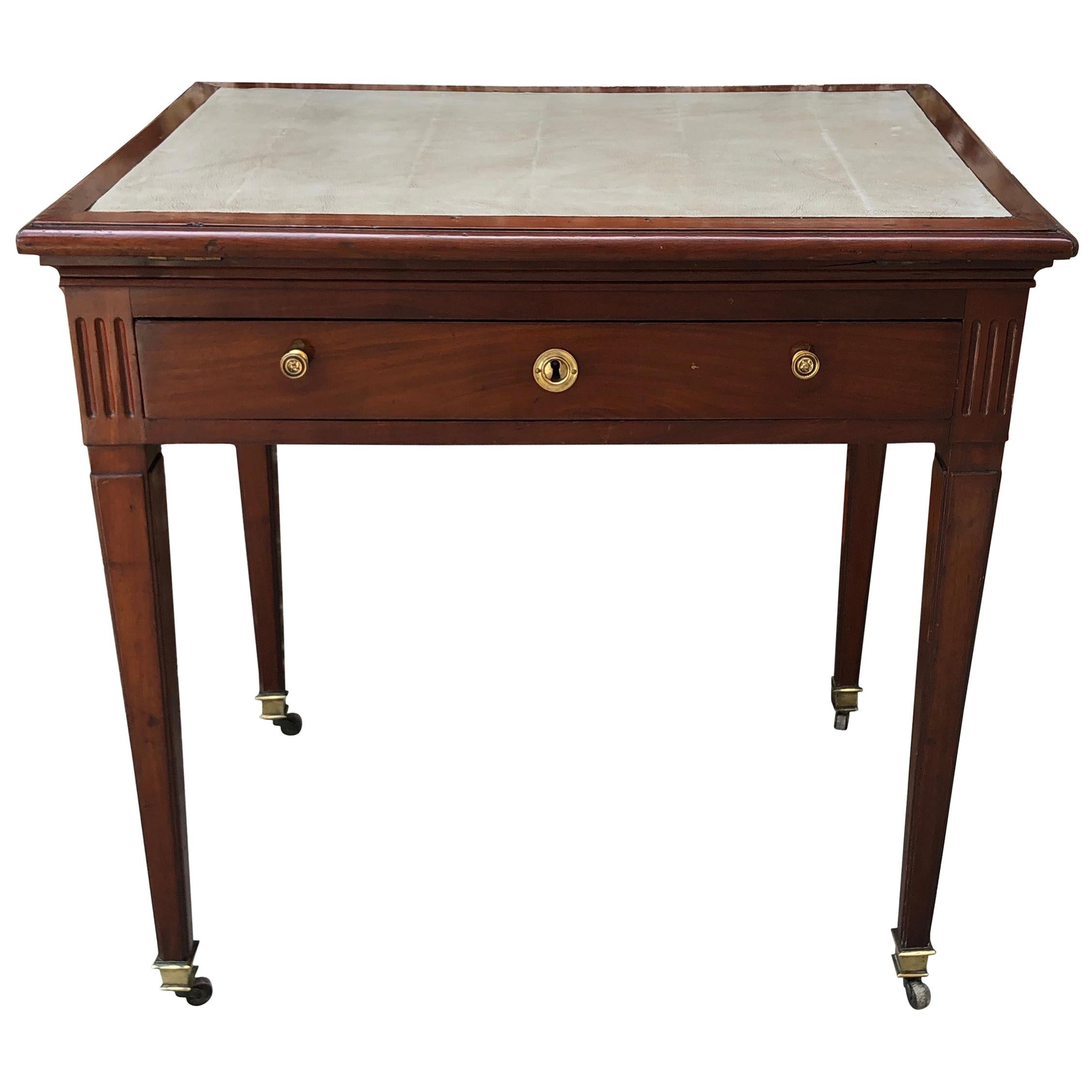Early 19th Century Mahogany Architects Desk or Drafting Table