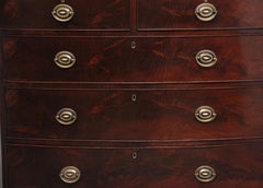 Early 19th Century mahogany bowfront chest