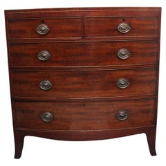 Early 19th Century mahogany bowfront chest