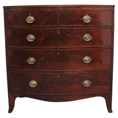 Early 19th Century mahogany bowfront chest