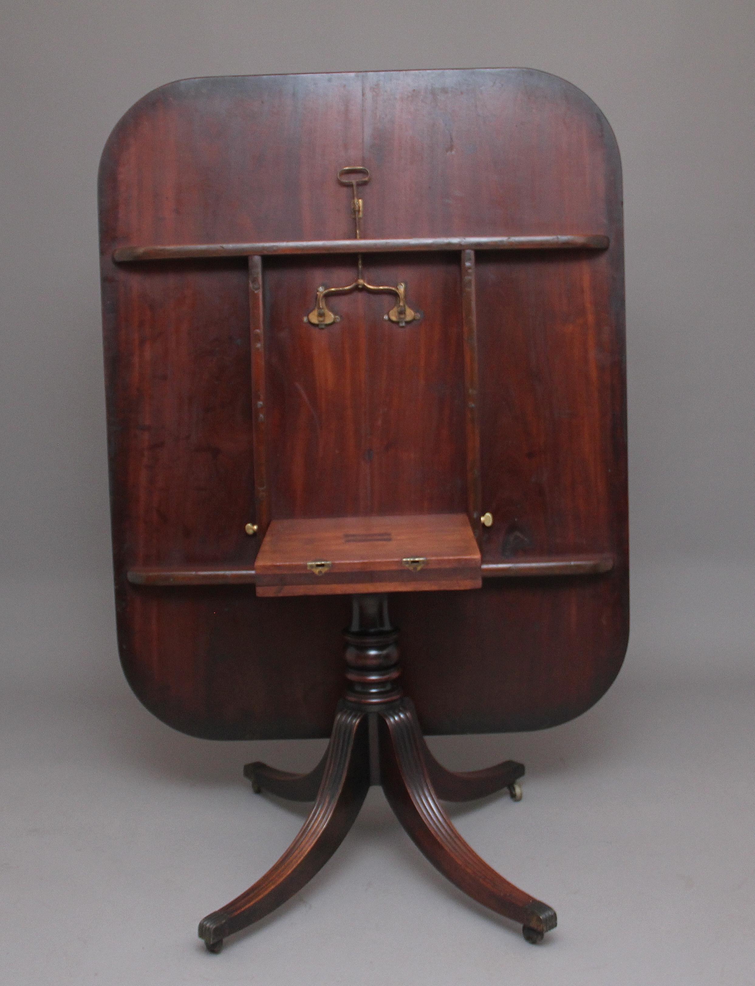 British Early 19th Century Mahogany Breakfast Table For Sale