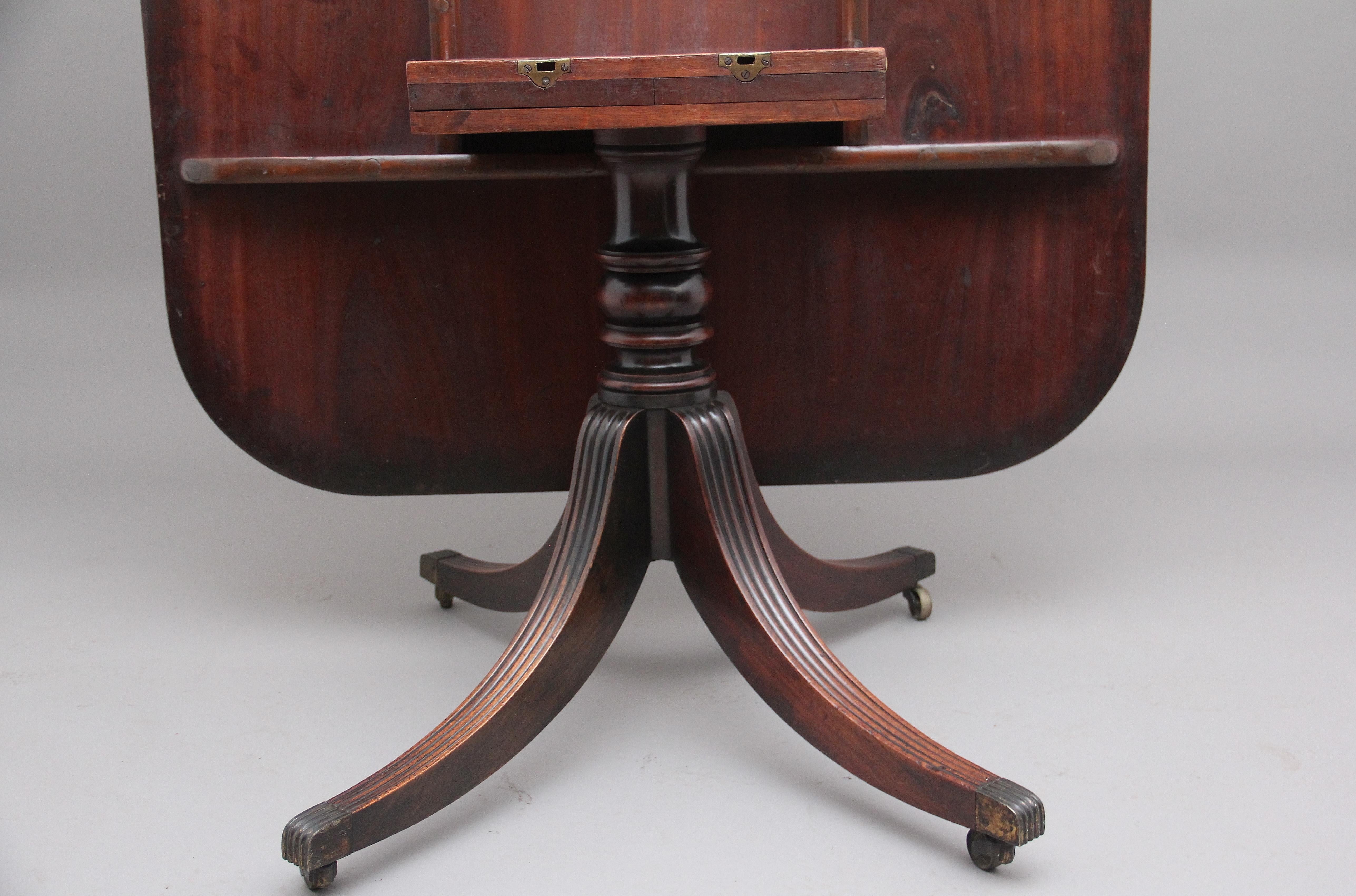 Early 19th Century Mahogany Breakfast Table In Good Condition For Sale In Martlesham, GB