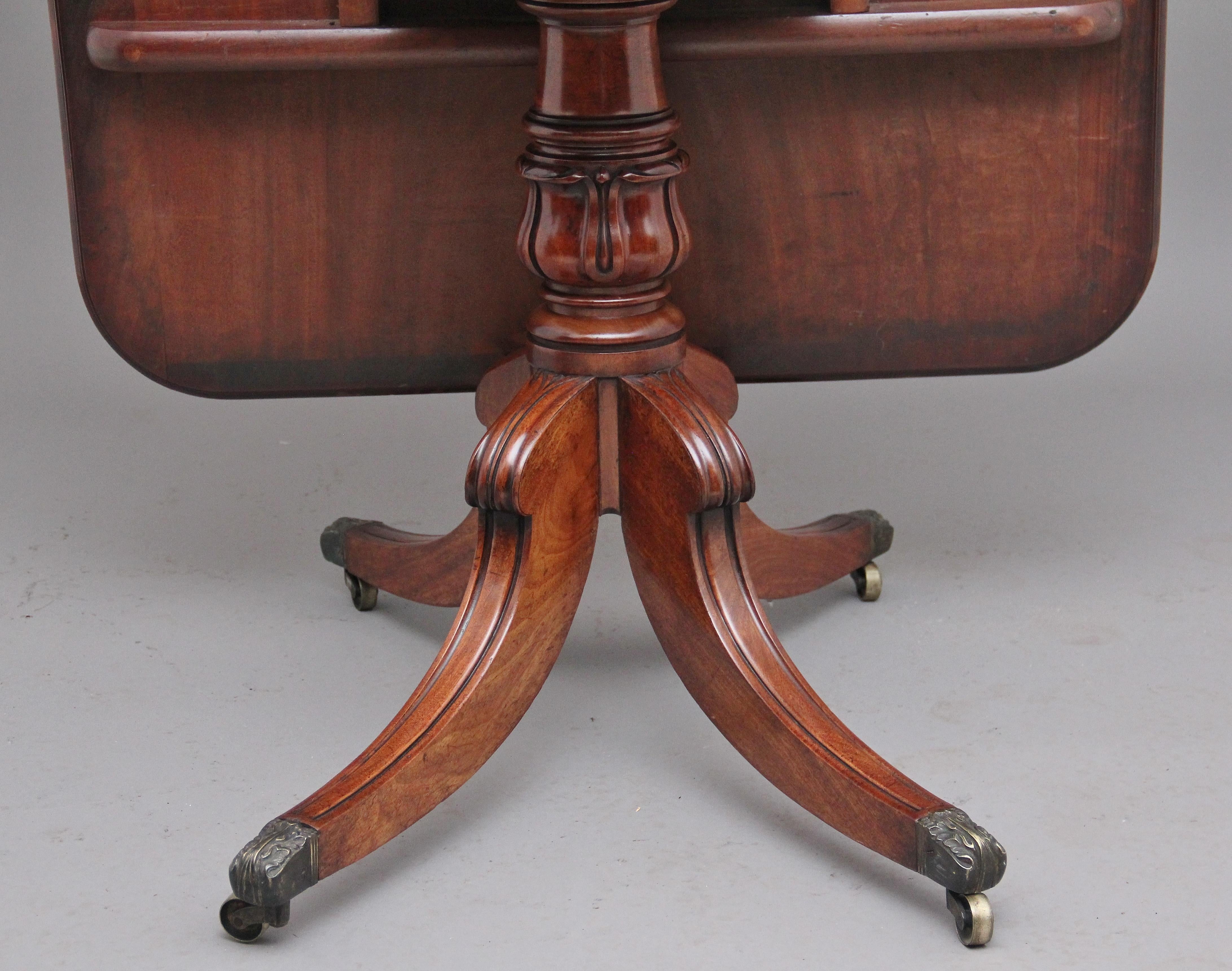 Early 19th Century Mahogany Breakfast Table 1