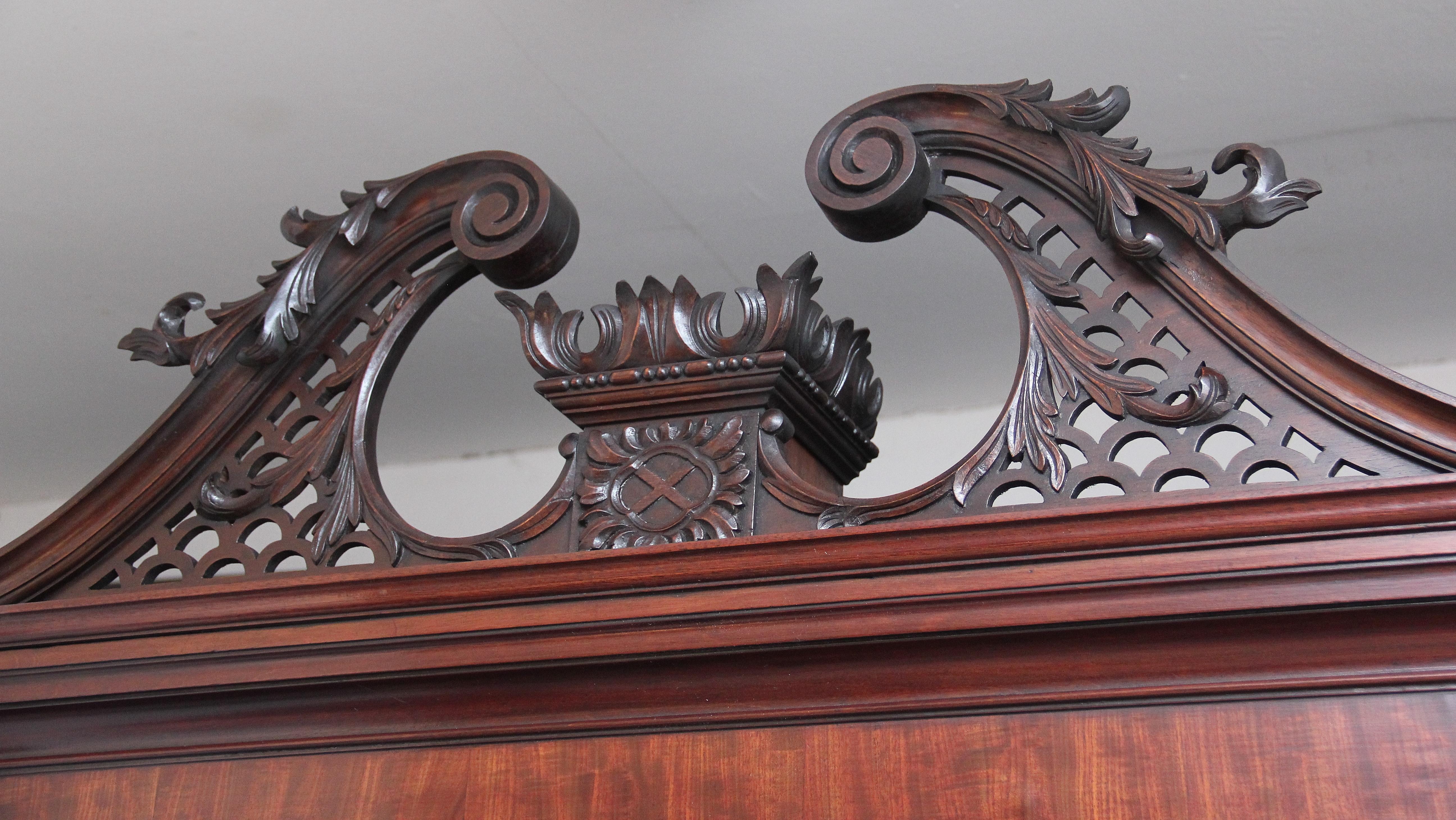 Early 19th Century Mahogany Breakfront Bookcase 5