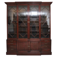 Early 19th Century Mahogany Breakfront Bookcase
