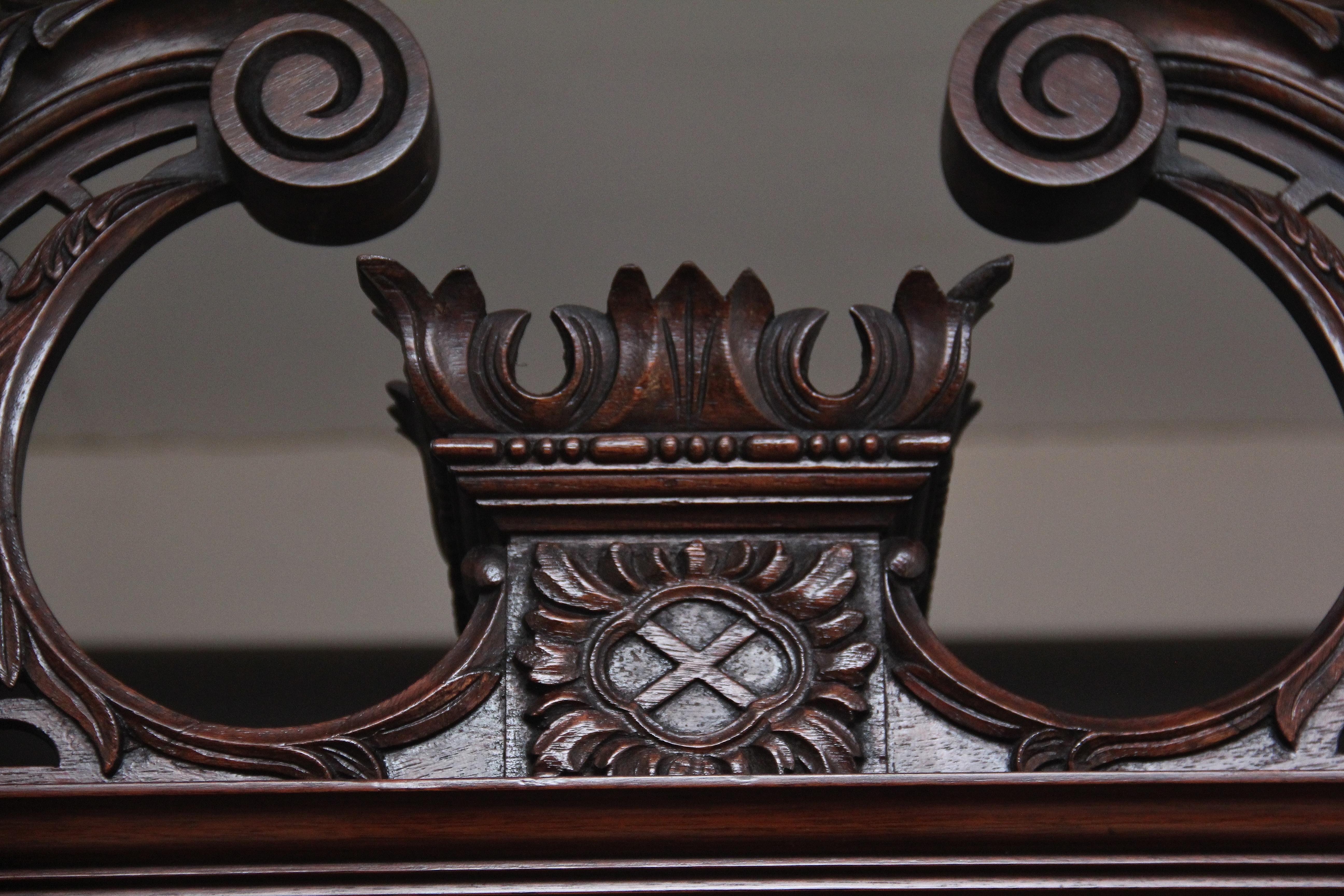 Early 19th Century mahogany bureau bookcase For Sale 6