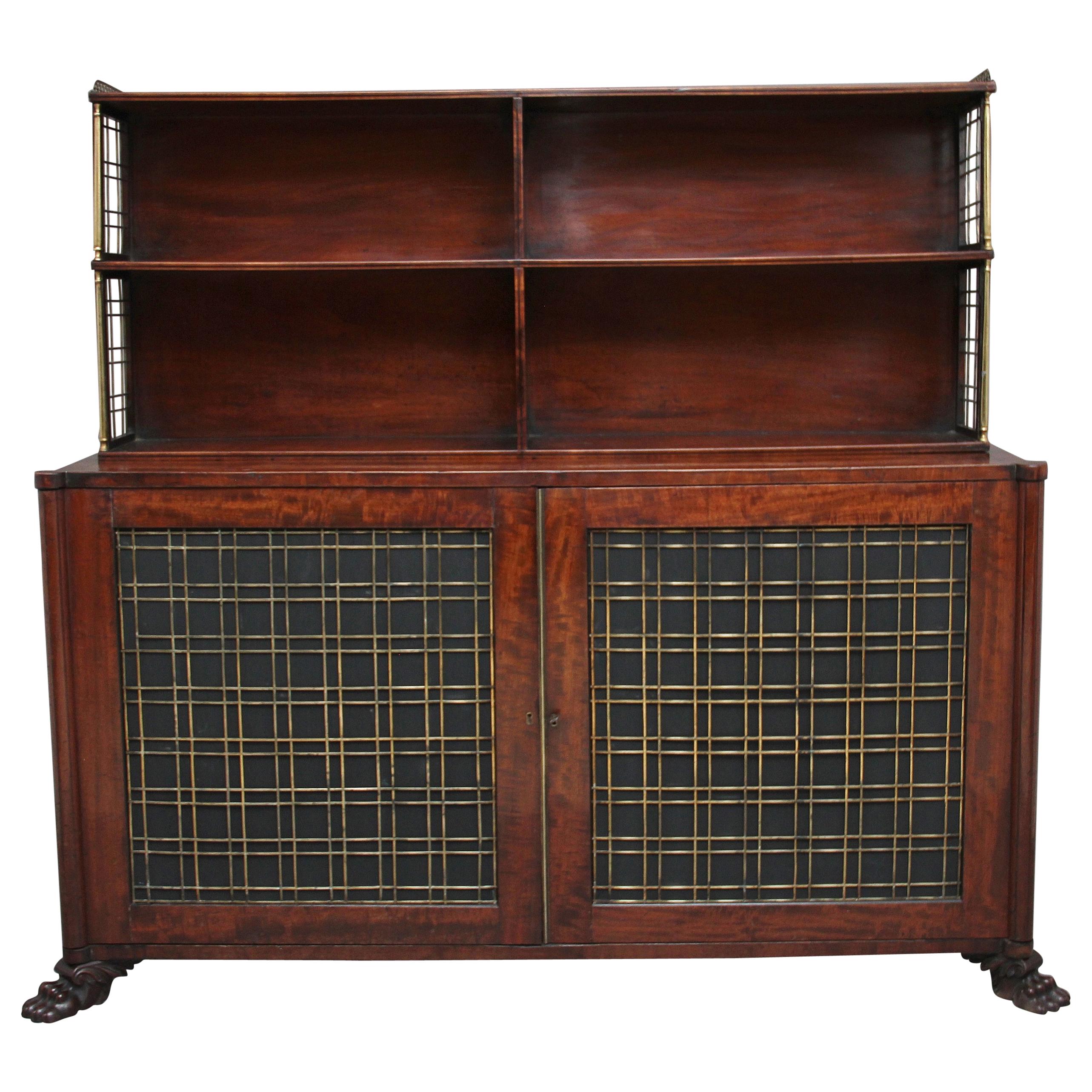 Early 19th Century Mahogany Cabinet For Sale