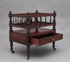 Early 19th Century Mahogany Canterbury