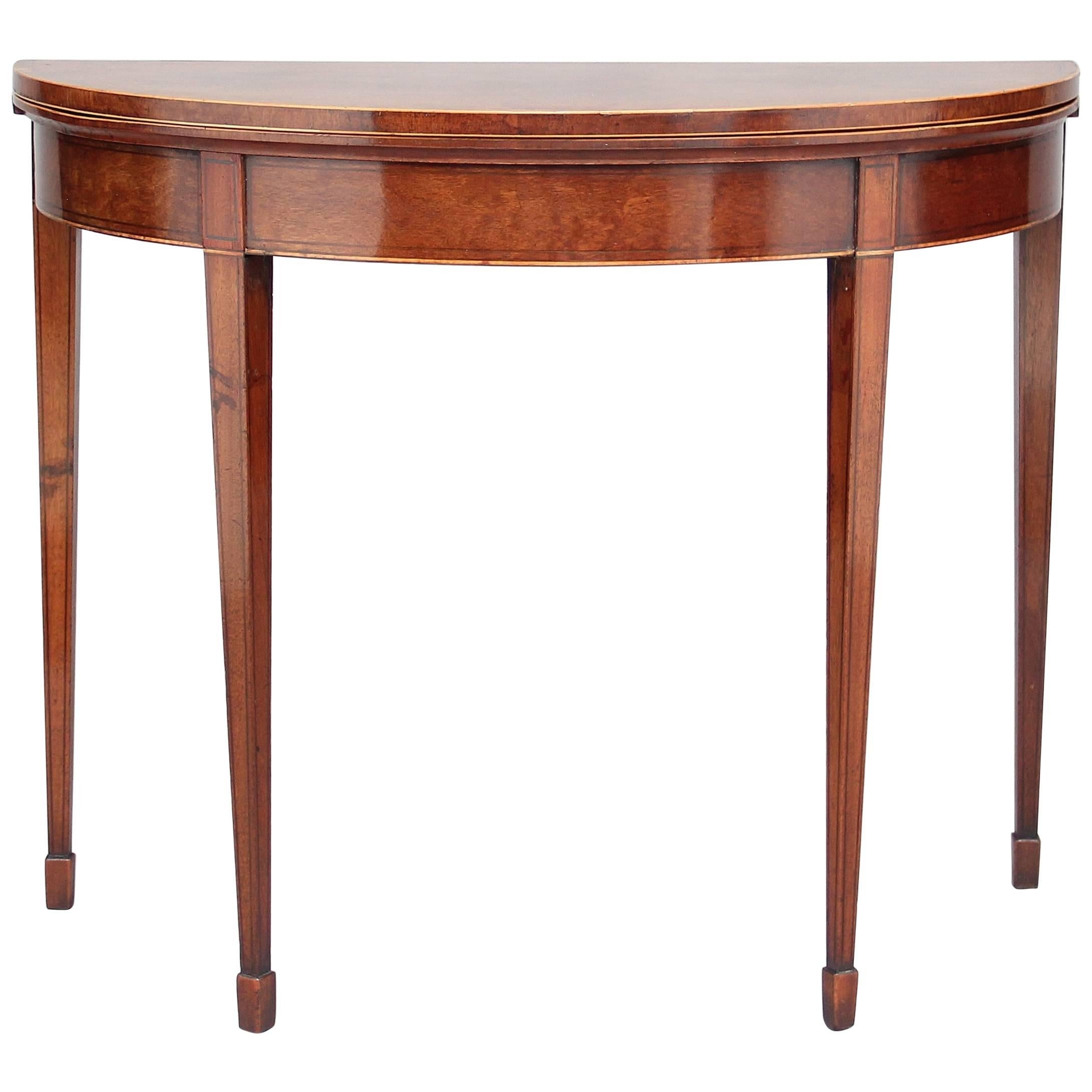 Early 19th Century Mahogany Card Table