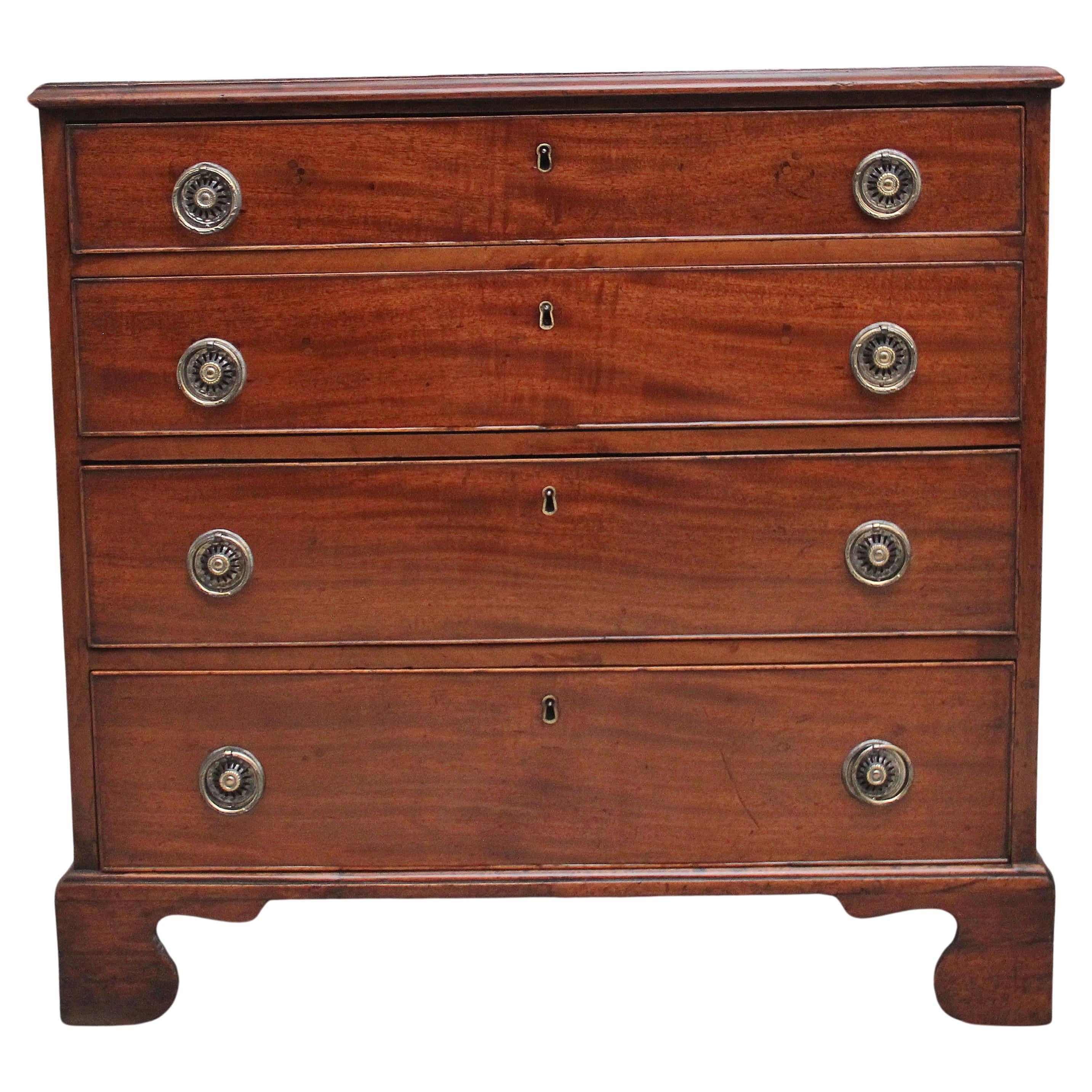Early 19th Century mahogany chest For Sale
