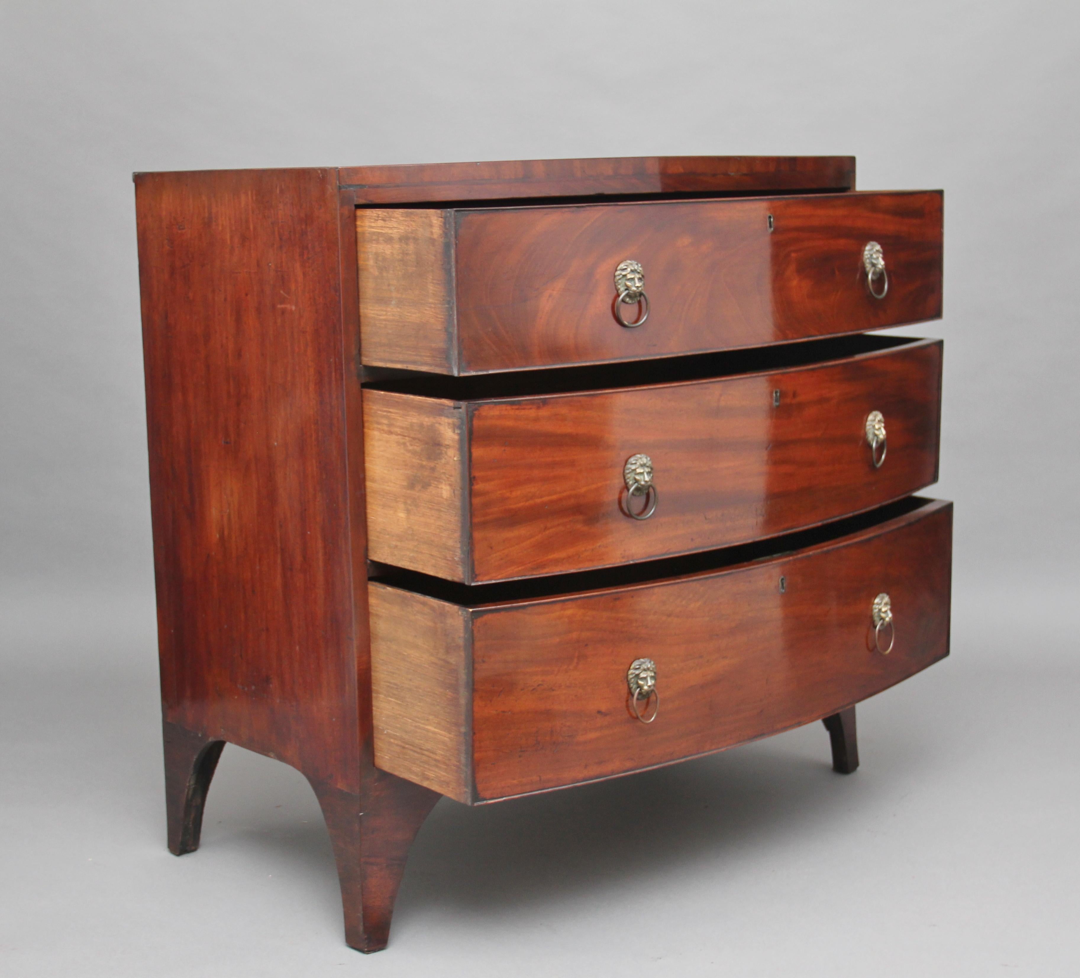 Early 19th Century Mahogany Chest of Drawers (Englisch)