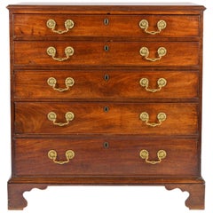 Antique Early 19th Century Mahogany Chest of Drawers