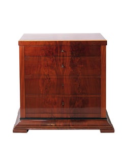 Early 19th Century Mahogany Chest of Drawers with Vanity Drawer, Baltic States