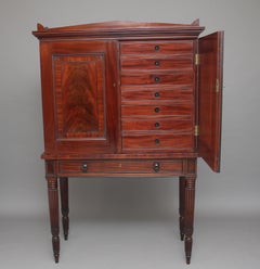 Early 19th Century Mahogany Collectors Cabinet