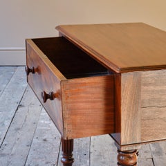 19th Century Mahogany Console Table in Gillows Style, Elegant Design