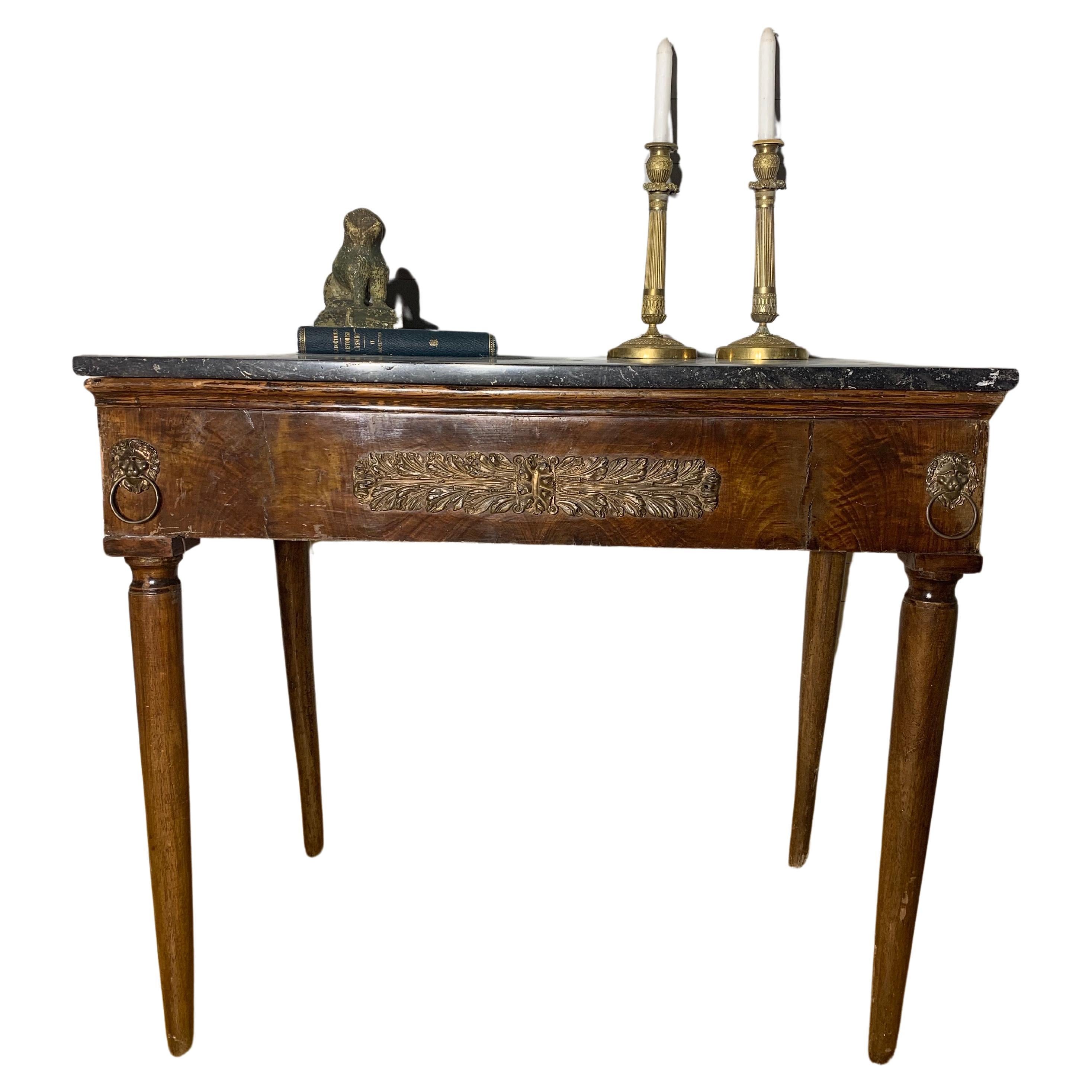 Early 19th century Mahogany Console Table For Sale