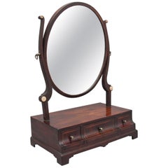 Miroir de coiffeuse en acajou du début du XIXe siècle