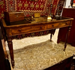 Early 19th Century Mahogany Gillows Lancaster Writing Desk on Casters