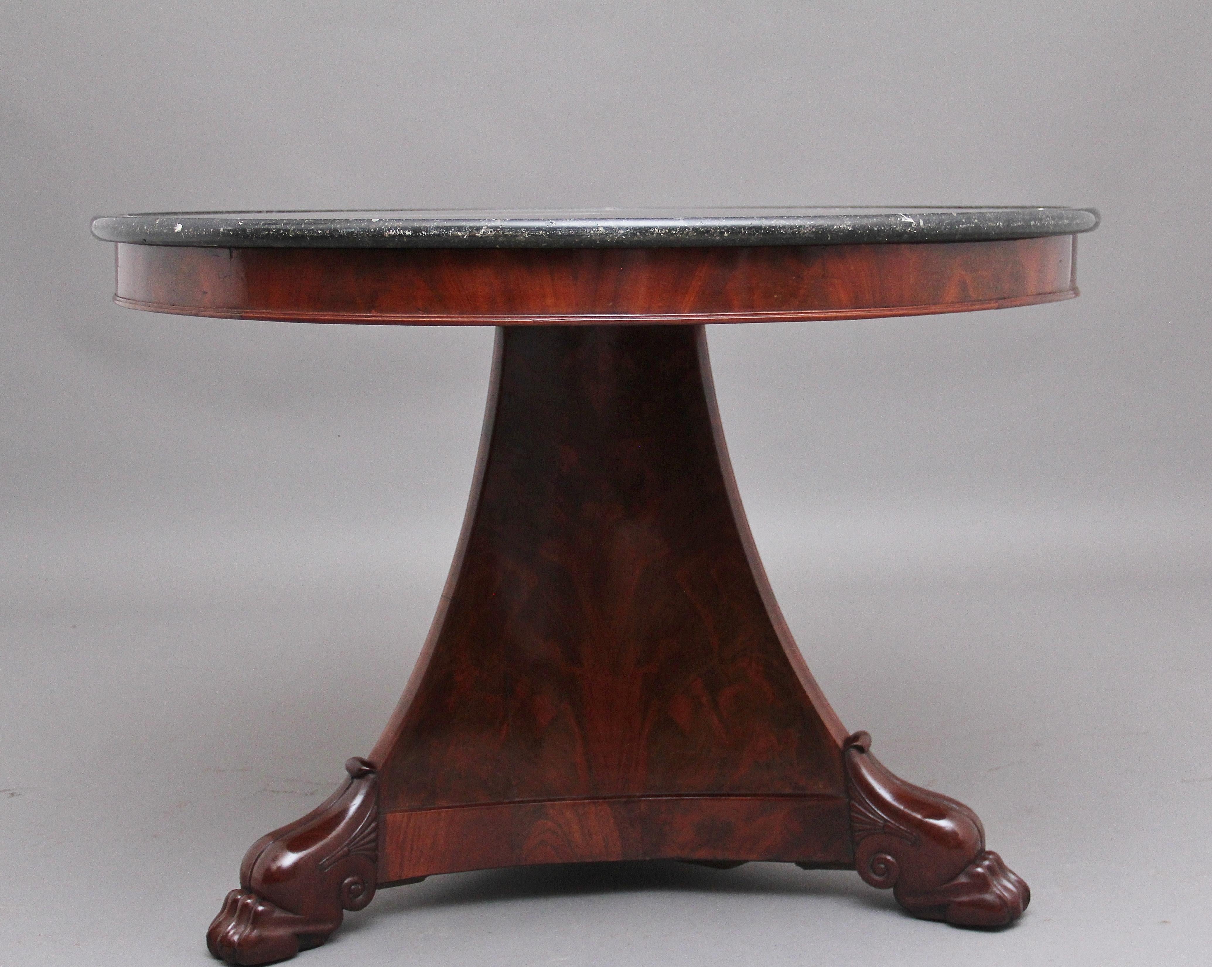 Early 19th Century Mahogany Gueridon Table In Good Condition For Sale In Martlesham, GB