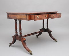 Early 19th Century Mahogany Library Table