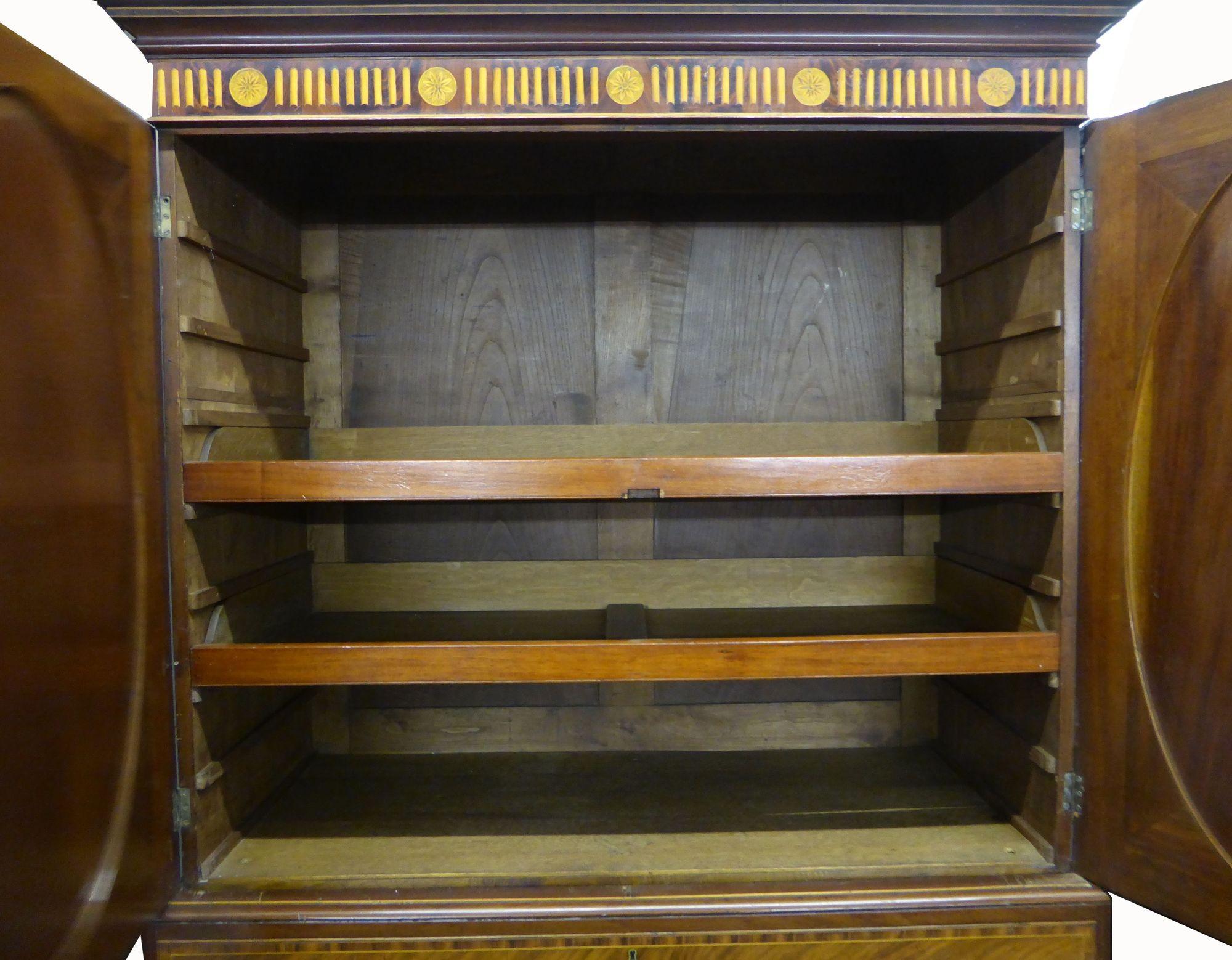 Pressa per lino in mogano dell'inizio del XIX secolo di T. Wilson di Great Queen St Londra in vendita 2