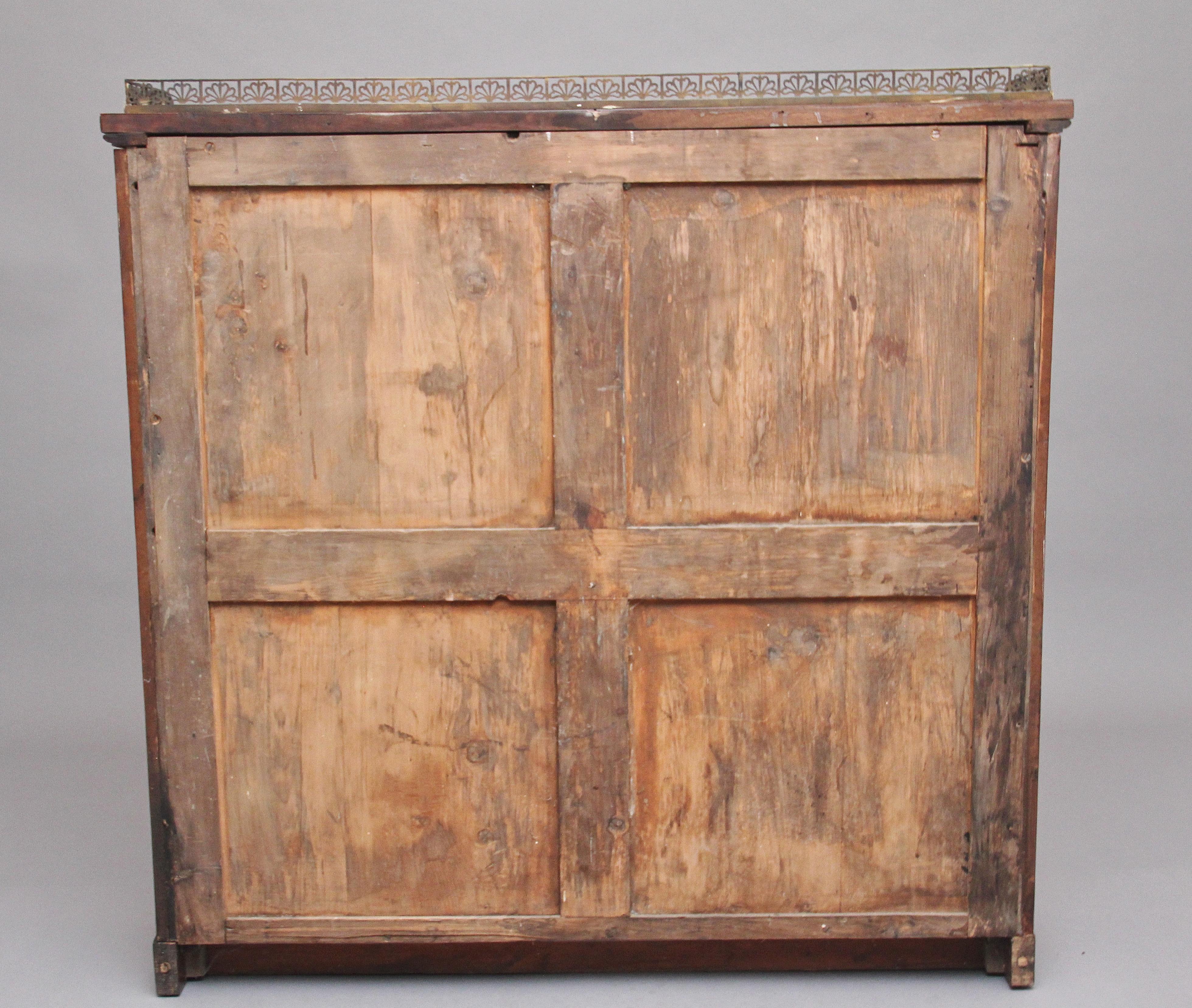 British Early 19th Century Mahogany Open Bookcase
