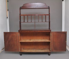 Early 19th Century Mahogany Open Top Cabinet
