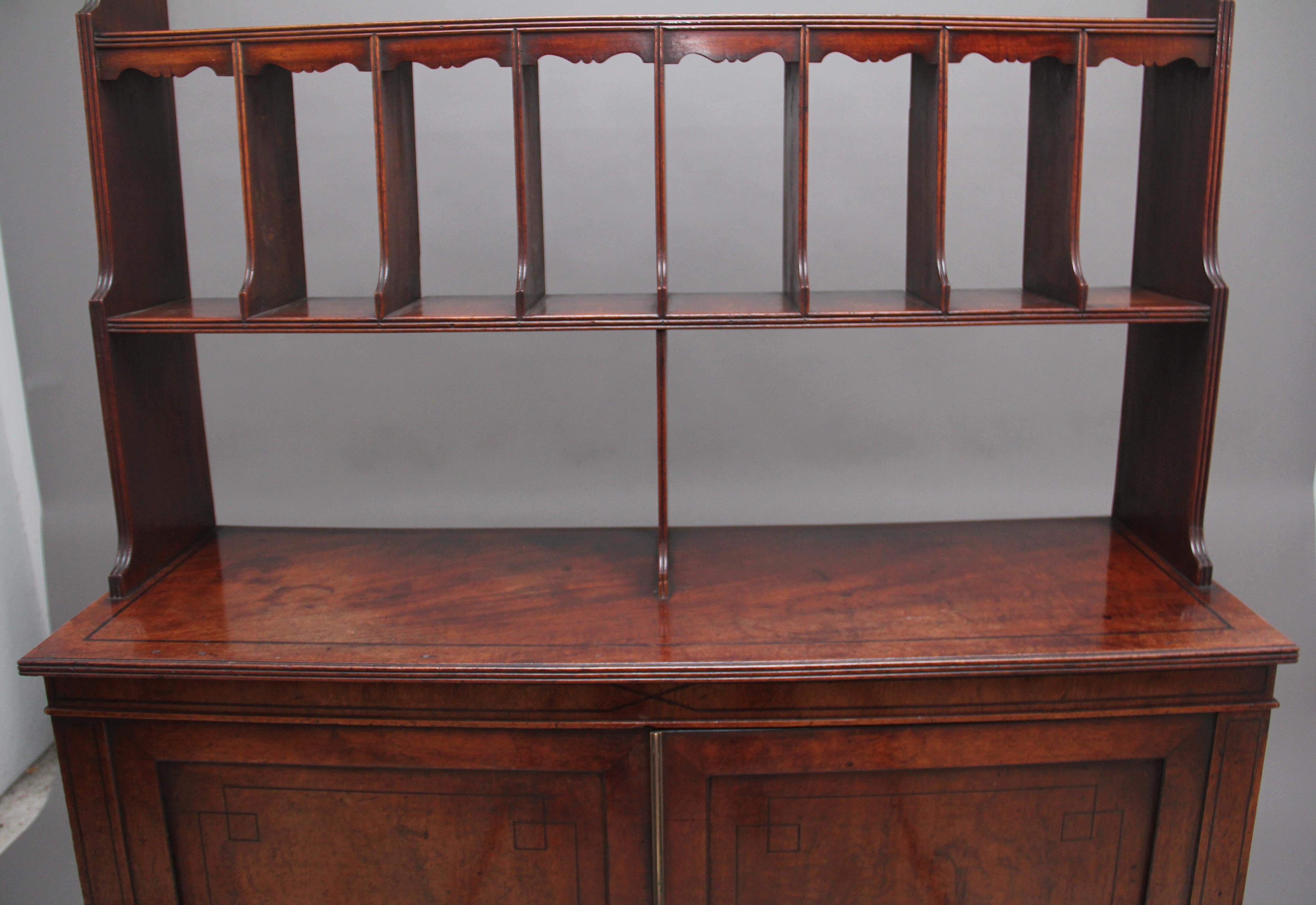 Early 19th Century Mahogany Open Top Cabinet In Good Condition For Sale In Martlesham, GB