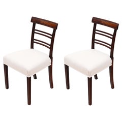 Early 19th Century Mahogany Pair of Dining Chairs Antique Quality, C1810