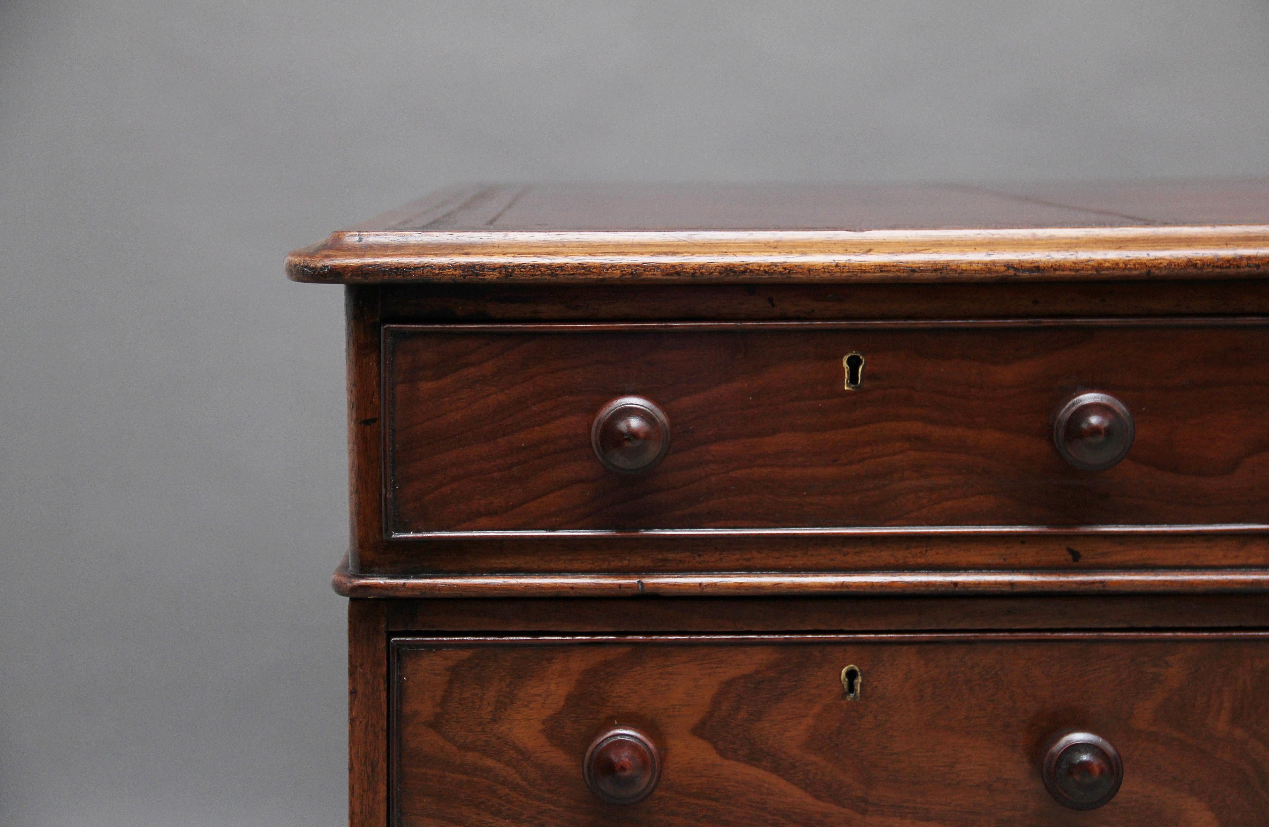 Early 19th Century Mahogany Partners Desk 8